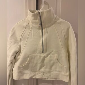 lululemon athletica butter yellow half-Zip Women's Top